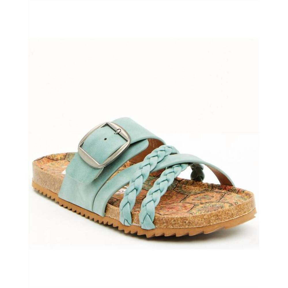 NEW VERY G women's nora 3 sandal in turquoise